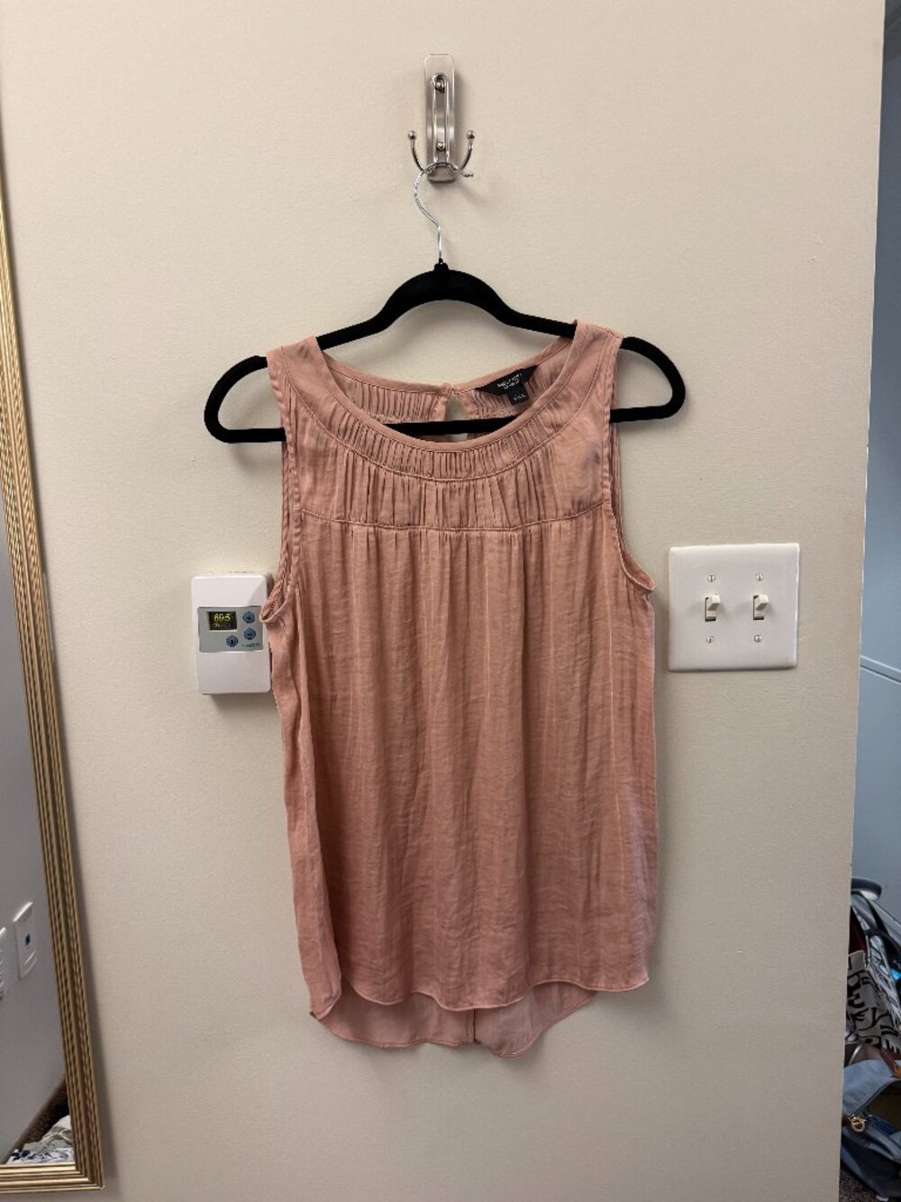 pink vera wang tank blouse